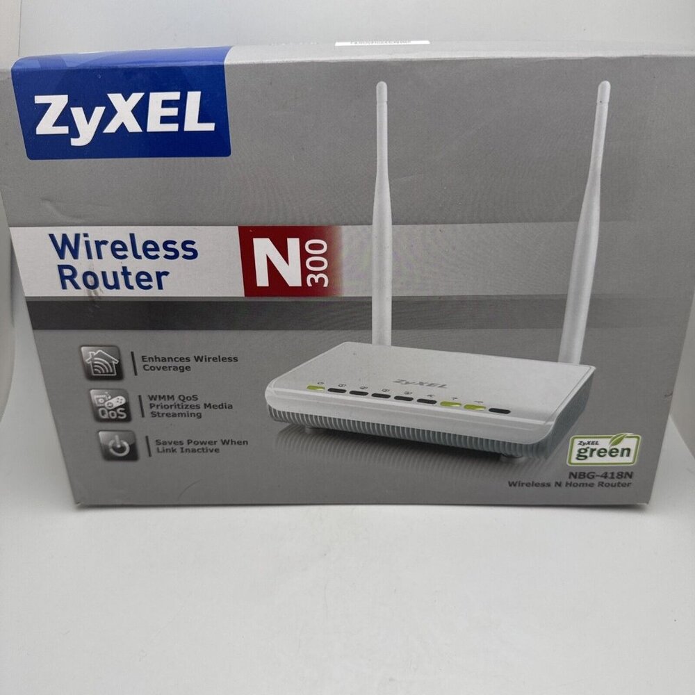 ZyXEL NBG-418N 300 Mbps 4-Port 10/100 Wireless N 300